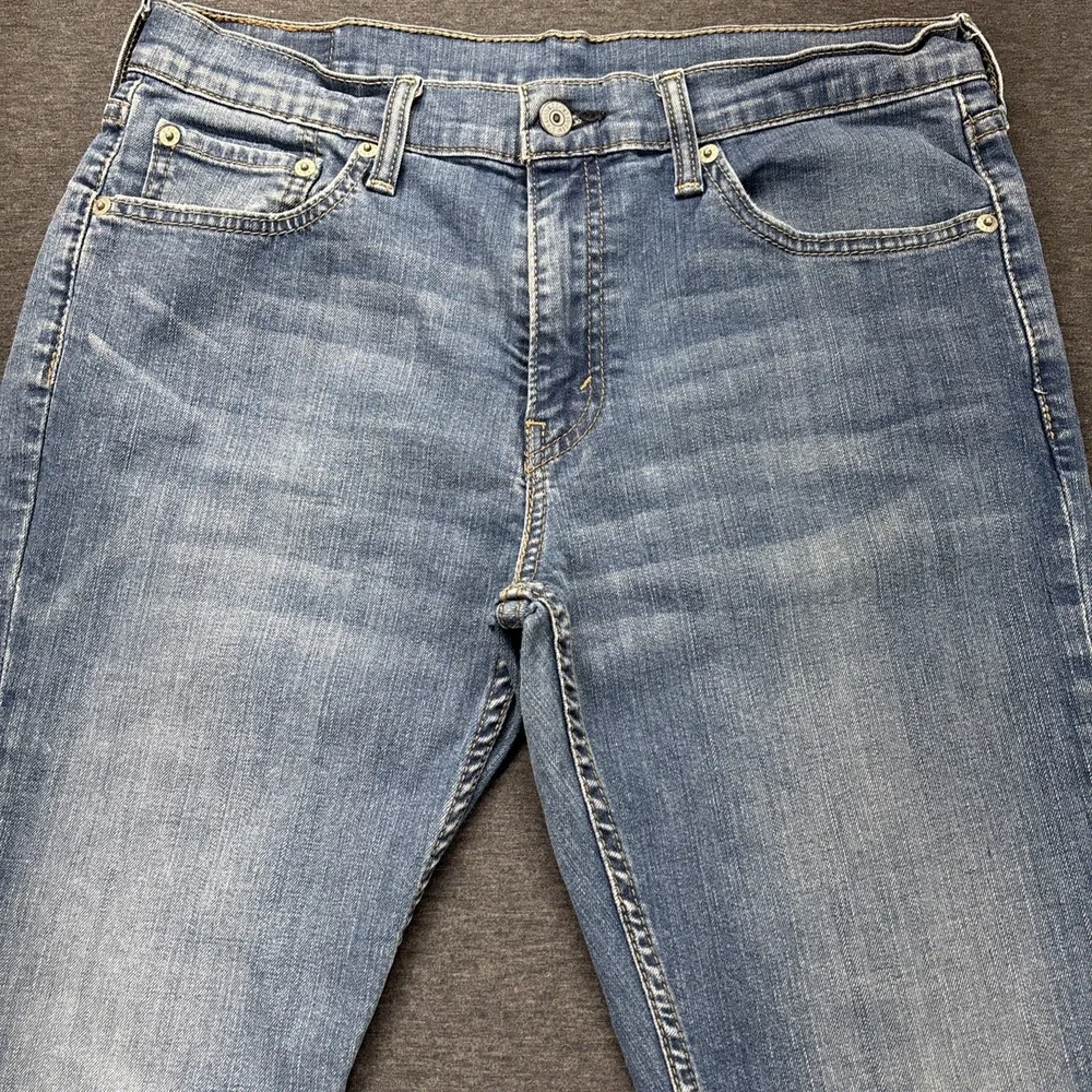 Levi's 511 Jeans Mens FIT-33x29 TAG- 33x30 Slim Fit Blue Denim Straight Cowboy